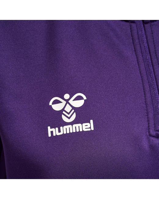 Hummel Purple Fleecepullover Trainingstop Core XK Half Zip Sweat Woman 211945