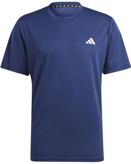 Adidas Kurzarmshirt TR-ES BASE T DKBLUE/WHITE für Herren