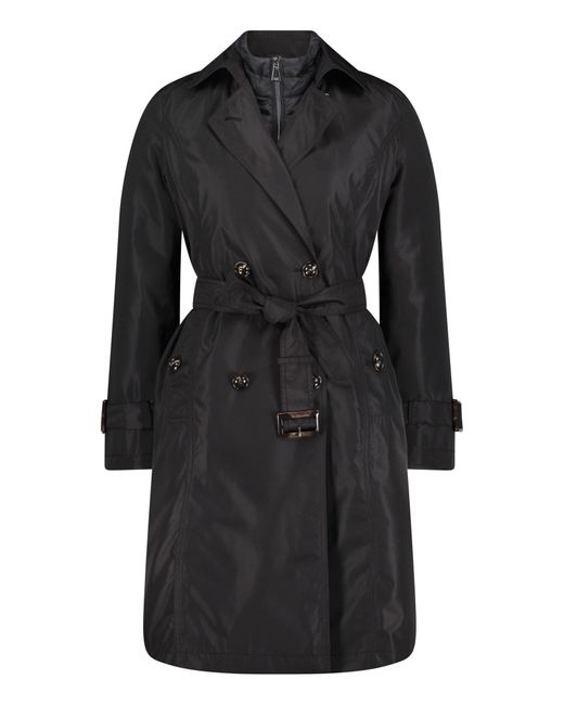 Betty Barclay Black Langmantel mit Funktion Winddicht und wasserabweisend