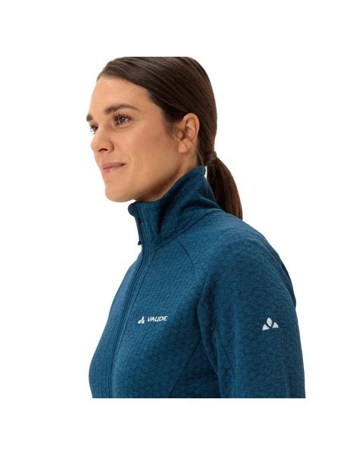 Vaude Blue Fleecejacke Wo Skomer Hiking SC Jacket