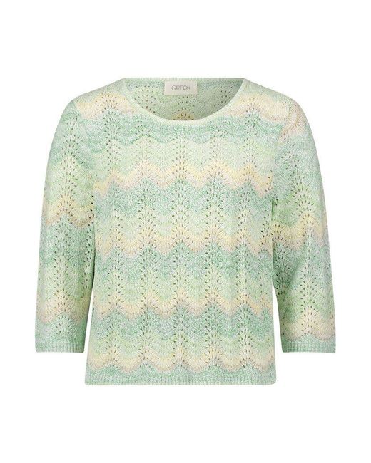 Cartoon Green / Da.Strick / Strickpullover Kurz 3/4 Arm