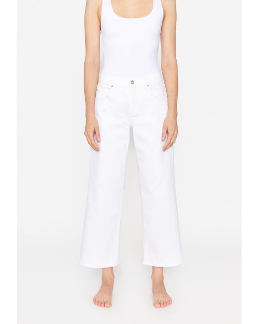 ANGELS White Straight-Jeans Culotte