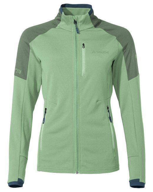 Vaude Green Outdoorjacke Women's Elope Fleece Jacket II (1-St) warme, atmungsaktive Fleecejacke