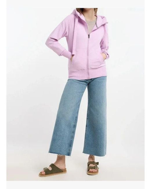 Elbsand Pink Strickjacke Sweatjacke Kalotta rose melange