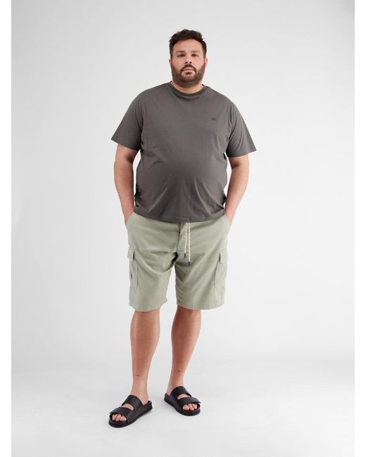 Lerros Jogg-Bermudas Cargo-Jog-Bermuda in Übergrößen in Gray für Herren
