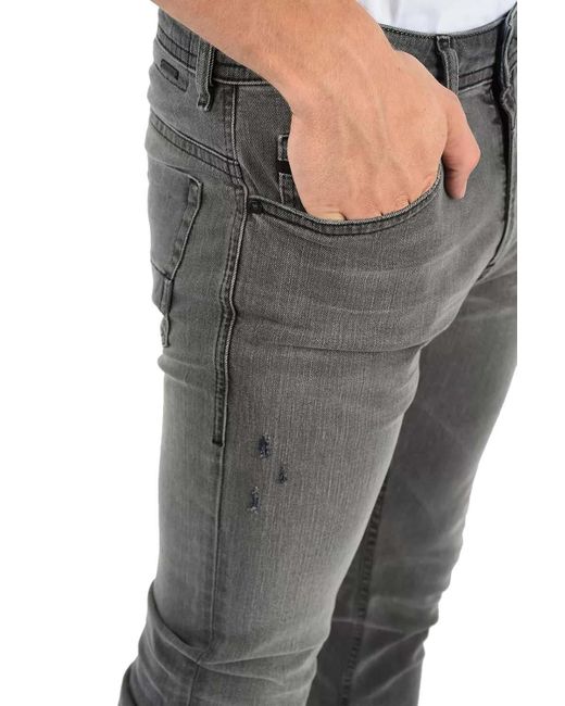 DIESEL Fit- Thommer 084JT Jeans Hose Regular Slim Skinny in Black für Herren