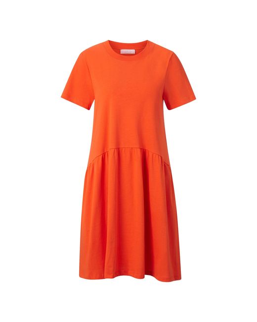 Rich & Royal Red A-Linien-Kleid T-Shirt dress organic