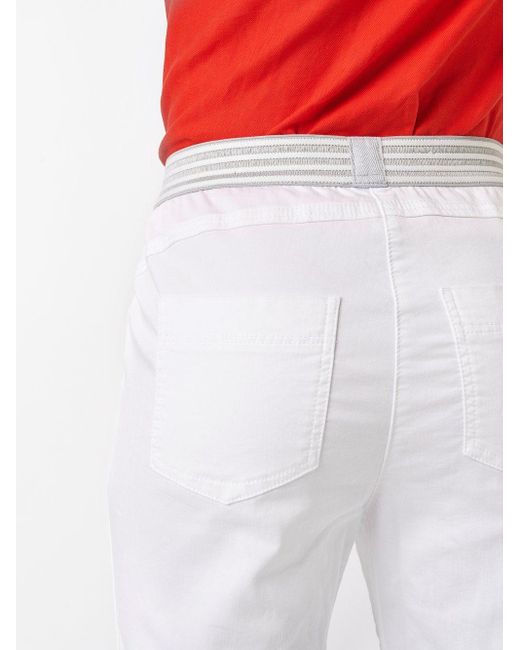 Toni White Stoffhose
