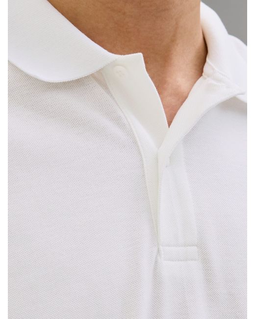 Jack & Jones Poloshirt JJKANE POLO SS PLS in White für Herren