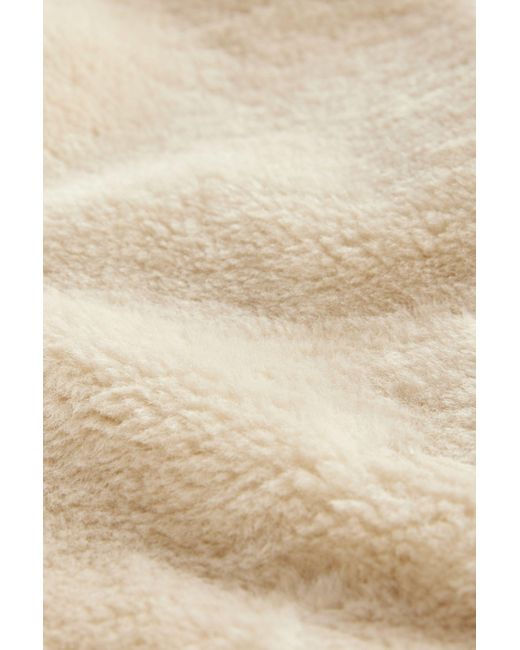 Next Natural Fellimitatjacke Duffeljacke aus Teddyfell (1-St)