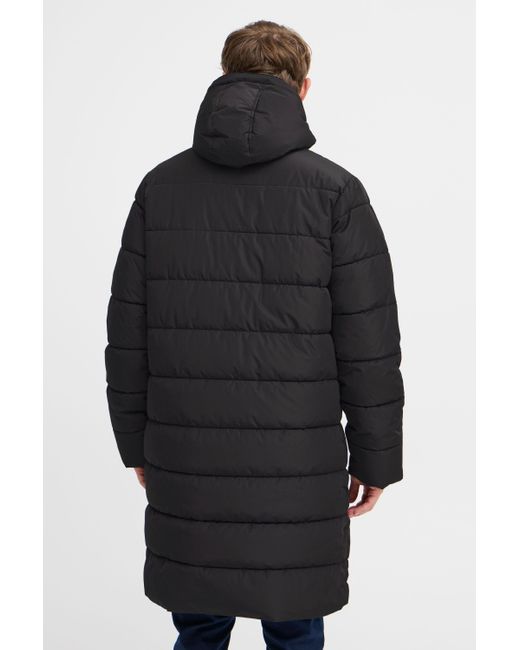 North Bend Langmantel NBAmare M wasserabweisender Mantel in Black für Herren