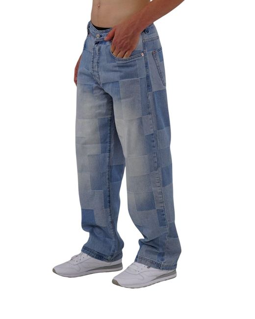 PICALDI Jeans PICALDI Relax-fit-Jeans Zicco 474 Mozaik (1-tlg) 5-Pocket-Style in Blue für Herren