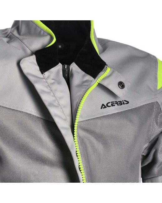 Acerbis Motorradjacke Ramsey Vented 2.0 Mesh Motorrad Textiljacke (wasserdicht) in Gray für Herren