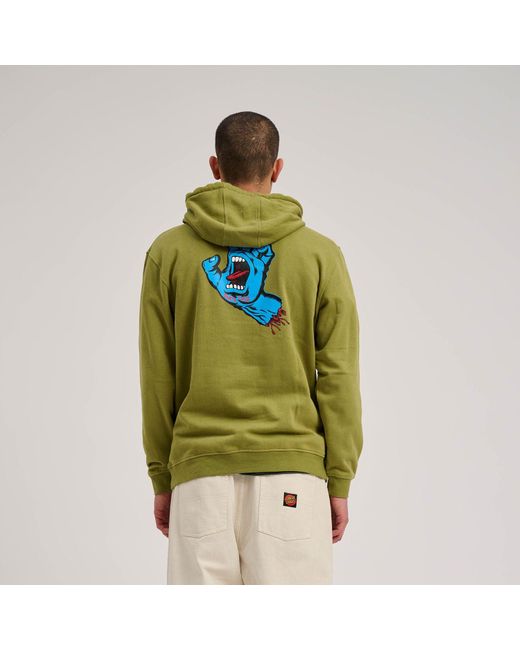 Santa Cruz Kapuzensweatshirt SCREAMING HAND CHEST HOOD in Green für Herren