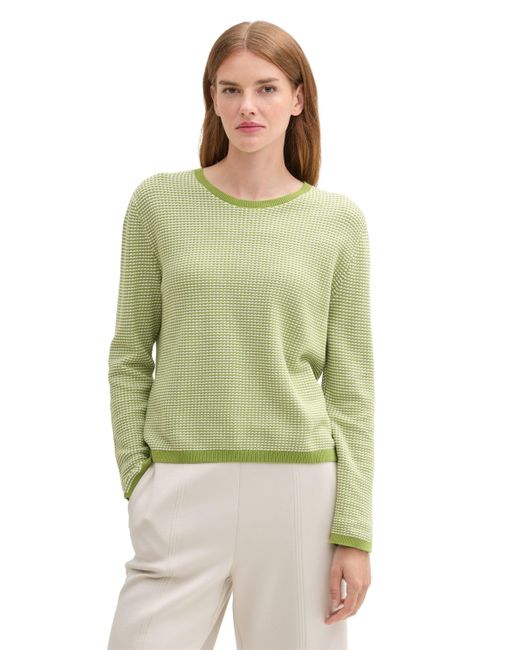 Tom Tailor Green Strickpullover