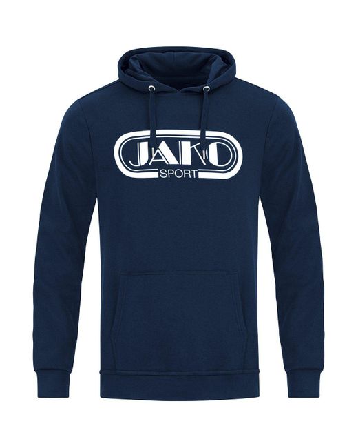JAKÒ Sweatshirt Kapuzensweat Retro in Blue für Herren