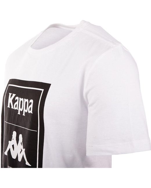 Kappa T-Shirt in White für Herren