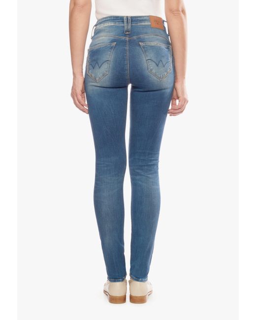 Le Temps Des Cerises Blue Bequeme Jeans im angesagten Skinny Fit-Schnitt