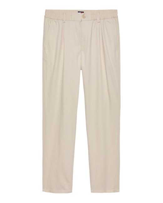 Tommy Hilfiger 5-Pocket-Hose TJM ISAAC HEMP BLEND PANT in Natural für Herren