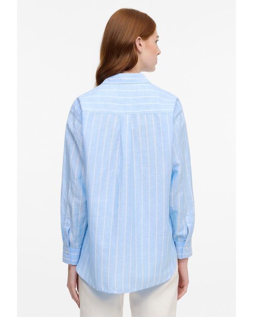Eterna Blue Hemdbluse Bluse 6427 D326 11