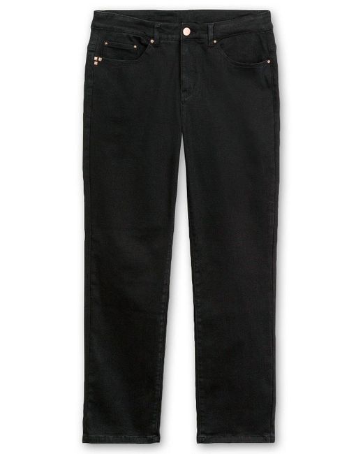 Sheego White Gerade Jeans Große Größen mit Bodyforming-Effekt