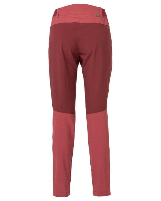 Vaude Red Funktionshose Women's Elope Pants (1-tlg) Green Shape