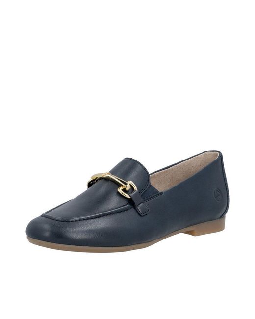 Remonte Blue Loafer Slipper