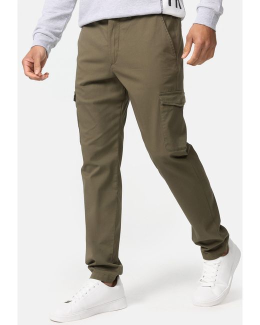 INDICODE Cargohose INWalmie in Green für Herren