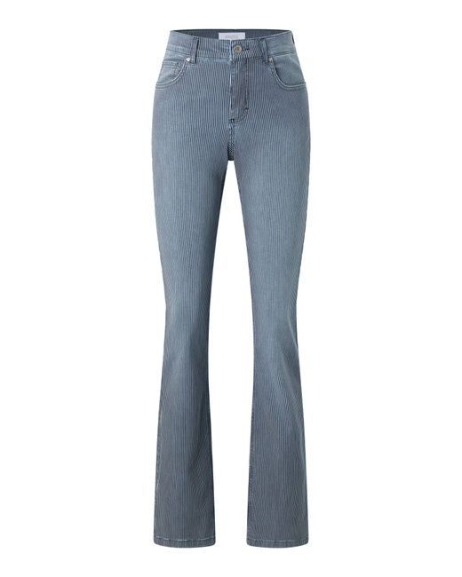 ANGELS Blue Bootcut- Jeans Leni mit Streifen