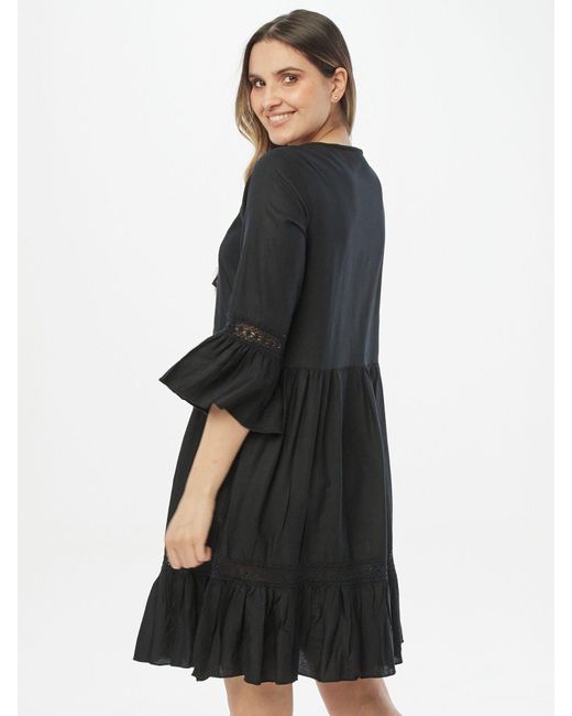 Body Needs Black Tunika Kleid Figurumspielend