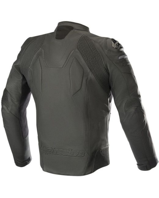 Alpinestars Motorradjacke Caliber Motorrad Lederjacke () Wasserdicht Atmungsaktiv wasserdichte in Gray für Herren