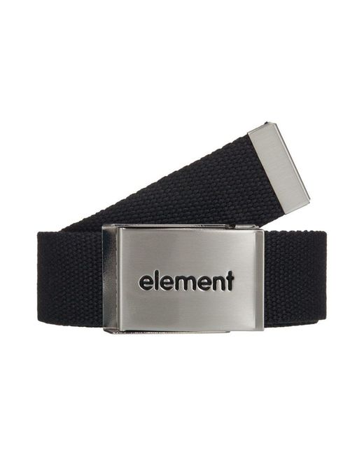 Element Stoffgürtel Lowcase Webbing in Black für Herren