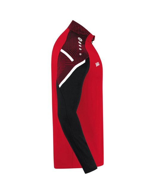 JAKÒ Fleecepullover Zip-Top Performance 8622 in Red für Herren