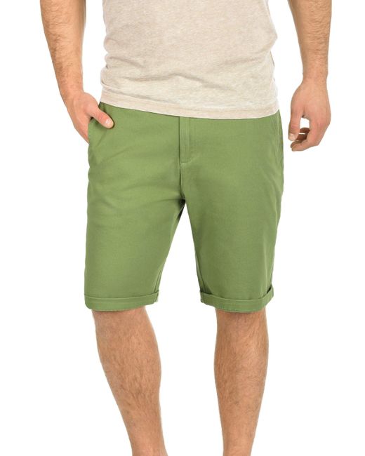 Solid Chinoshorts SDLamego kurze Hose mit knöpfbaren Gesäßtaschen in Green für Herren