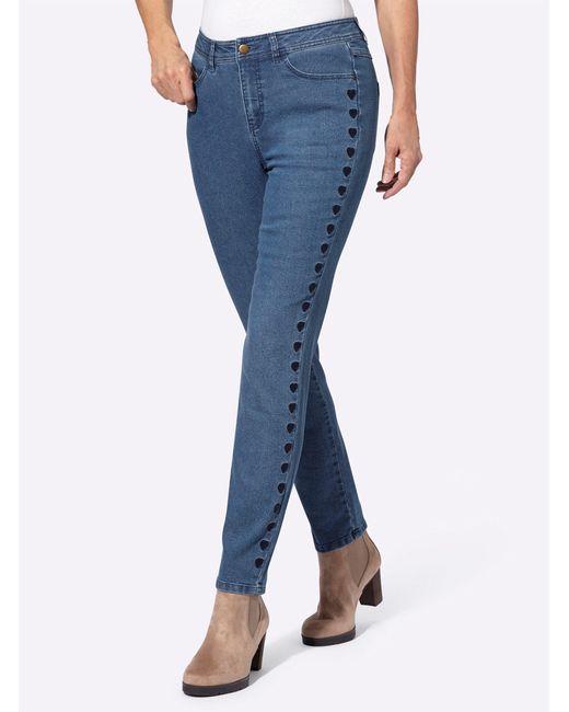 Sieh an! Blue Bequeme Jeans