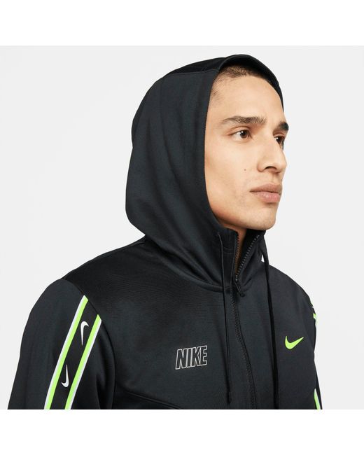 Nike Kapuzensweatjacke Repeat Men's Full-Zip Hoodie in Schwarz für Herren |  Lyst DE