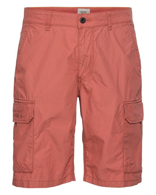 Camel Active Bermudas Regular Fit Faded Red für Herren