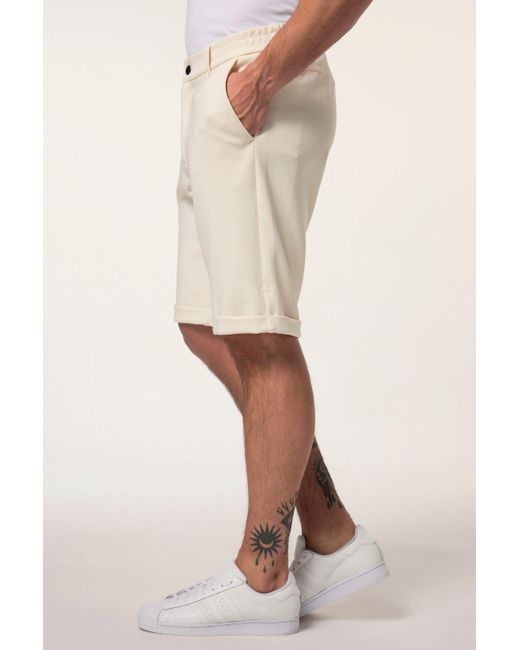 JP1880 Bermudas JP AWARE Chino-Bermuda Bauchfit FLEXNAMIC® bis 72 in Natural für Herren