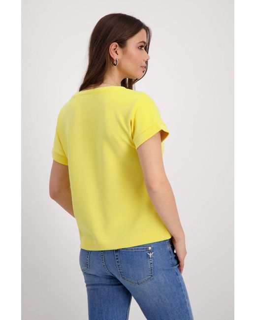 Monari Yellow Kurzarmhemd T-Shirt
