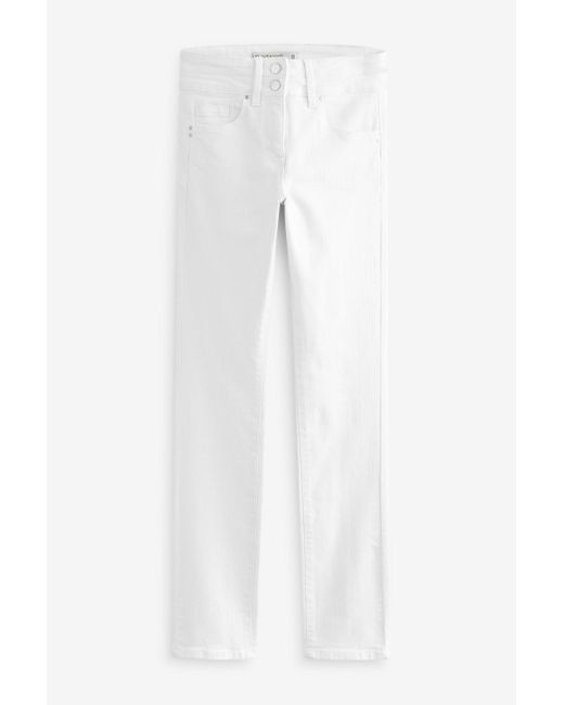 Next White Push-up- Slim & Shape Jeans (1-tlg)