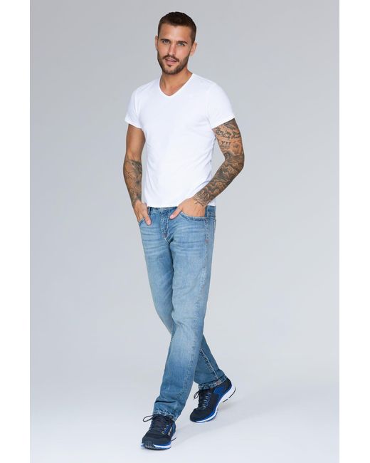 Camp David Comfort-fit-Jeans mit Kontrast-Steppungen in Blau für Herren |  Lyst DE