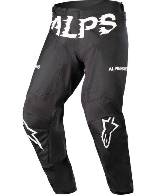 Alpinestars Motorradhose Racer Found Motocross Hose Atmungsaktiv dehnbar in Black für Herren