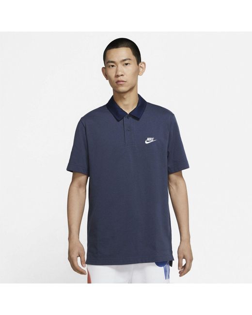 Nike Poloshirt Sportswear Rugby Polo Tee in Blue für Herren