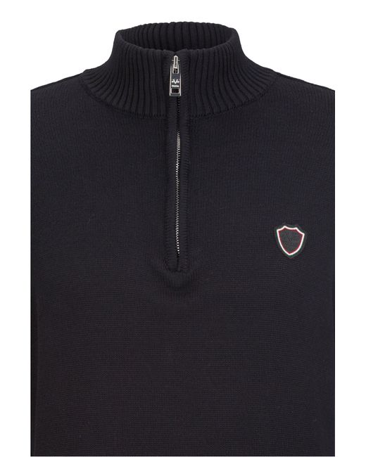 19V69 Italia by Versace Strickjacke LUCA in Blue für Herren