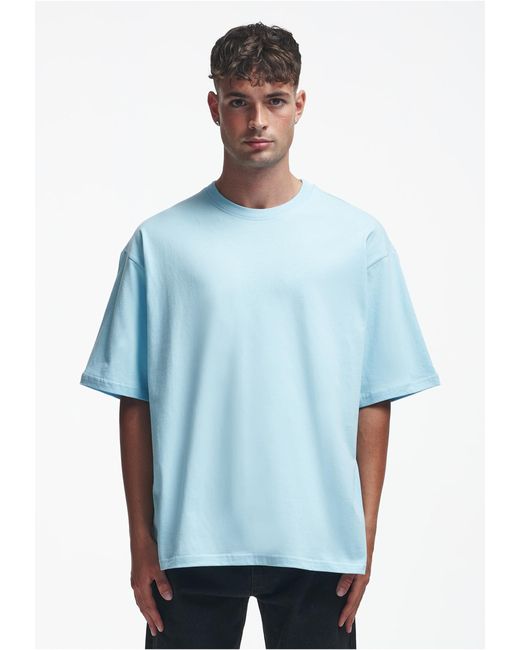 2Y Studios T-Shirt Basic Oversize Tee (1-tlg) in Blue für Herren