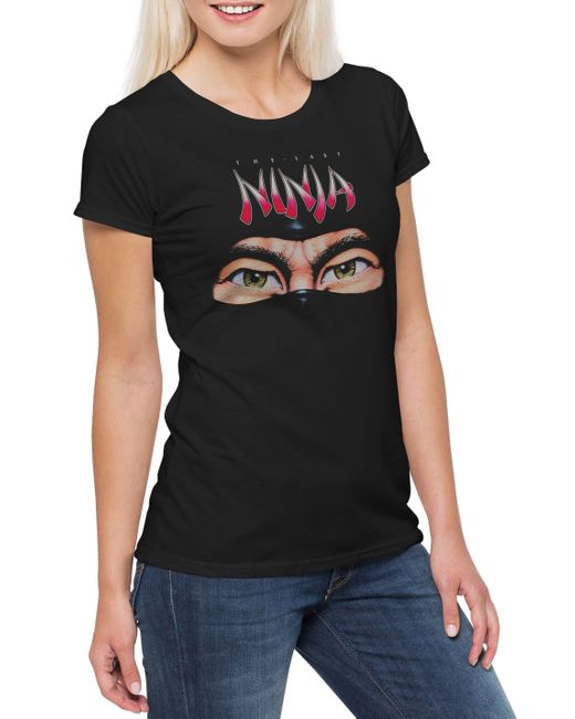 Urban Backwoods Black Print- The Last Ninja T-Shirt Commodore Game Retro C64 Nerd Spiel Kult