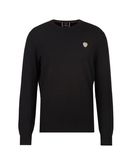 19V69 Italia by Versace Kaschmirpullover TINO in Black für Herren