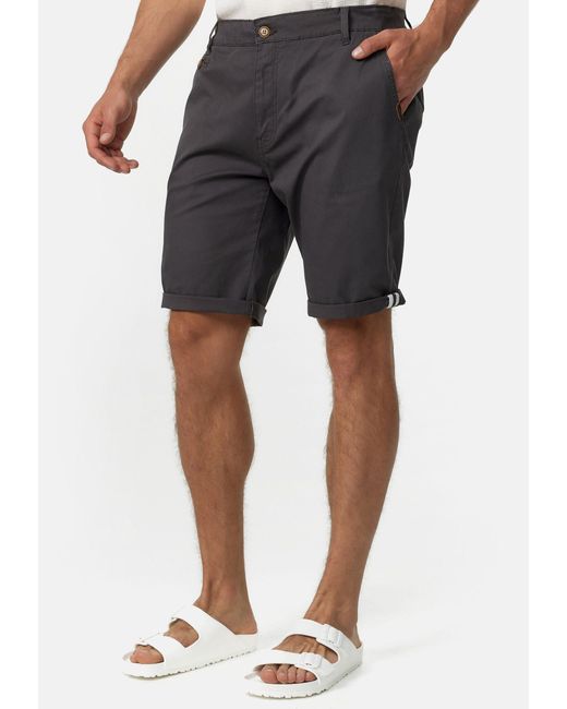 INDICODE Chinoshorts Creel in Black für Herren