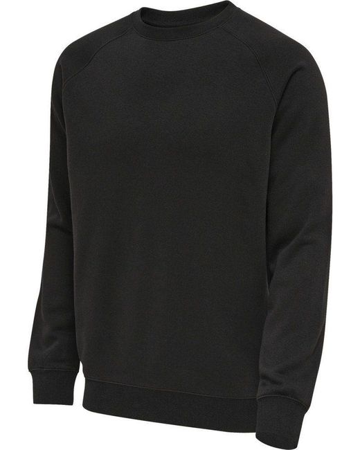 Hummel Rundhalspullover in Black für Herren