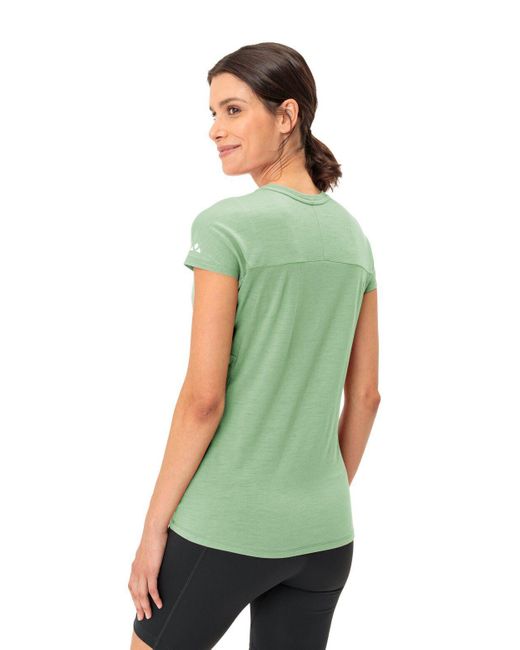 Vaude Women's Tekoa Wool T-Shirt (1-tlg) Green Shape